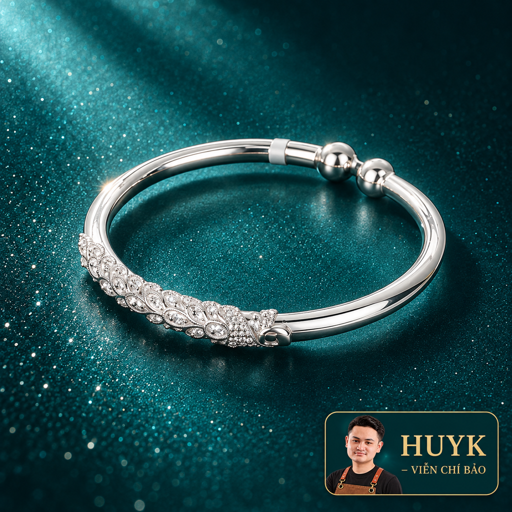 KIỀNG KHỔNG TƯỚC BẢN HỞ - HuyK Mê Kim Hoàn - L000220x