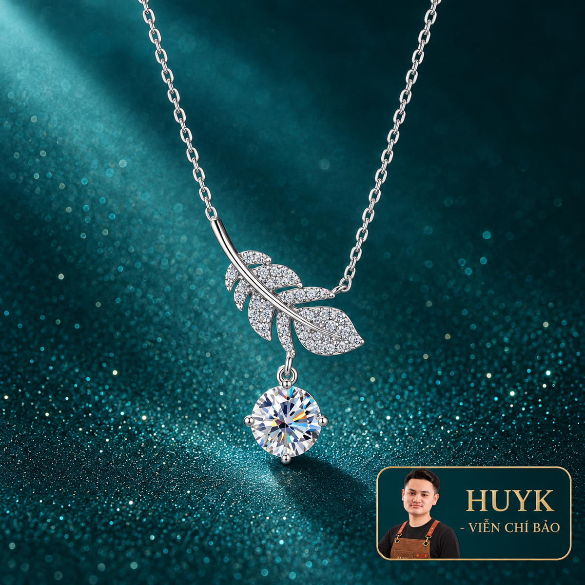 DÂY CHUYỀN LÔNG VŨ - HuyK Mê Kim Hoàn - D401108