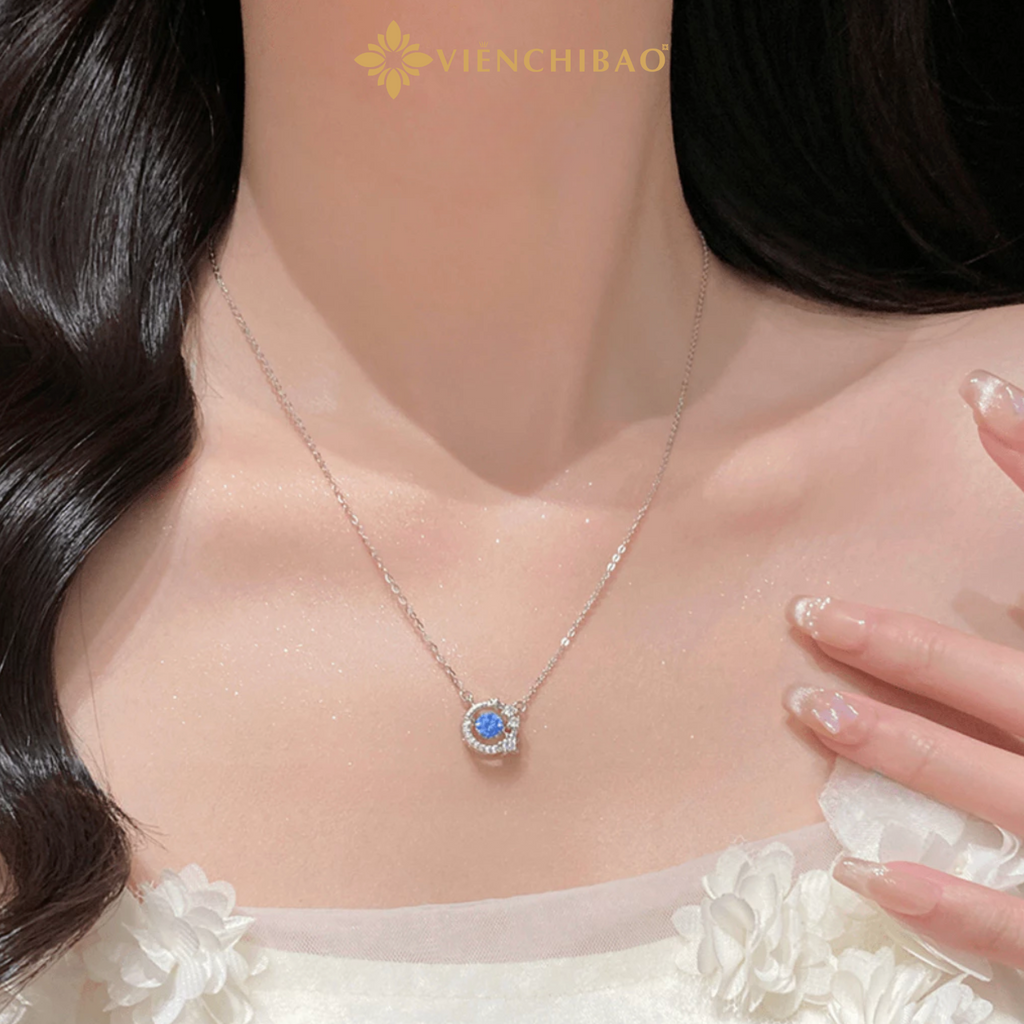 DÂY CHUYỀN TRĂNG SAO - HuyK Mê Kim Hoàn - D401023