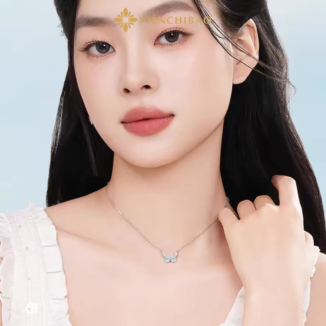 Dây chuyền hồ điệp- HuyK Mê Kim Hoàn - D0017