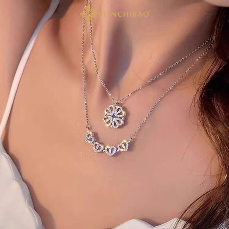 DÂY CHUYỀN CỎ 4 LÁ - HuyK Mê Kim Hoàn - D0002