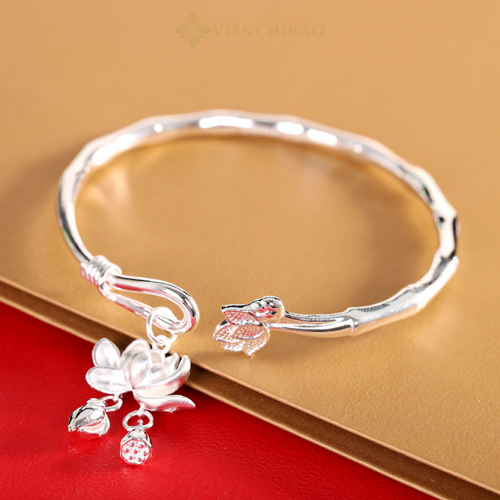 Kiềng tay liên hoa - HuyK Mê Kim Hoàn - K400011