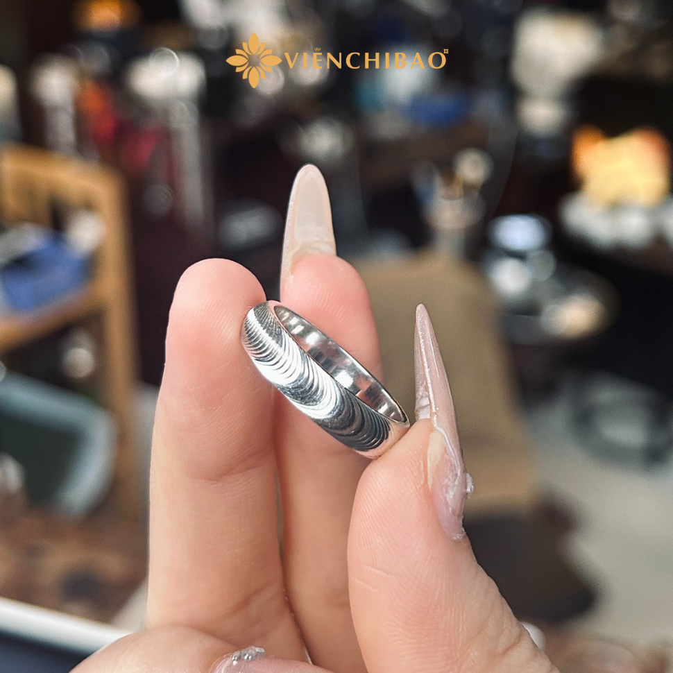 NHẪN MẮT MÈO BẢN 5LI - HuyK Mê Kim Hoàn - N0035