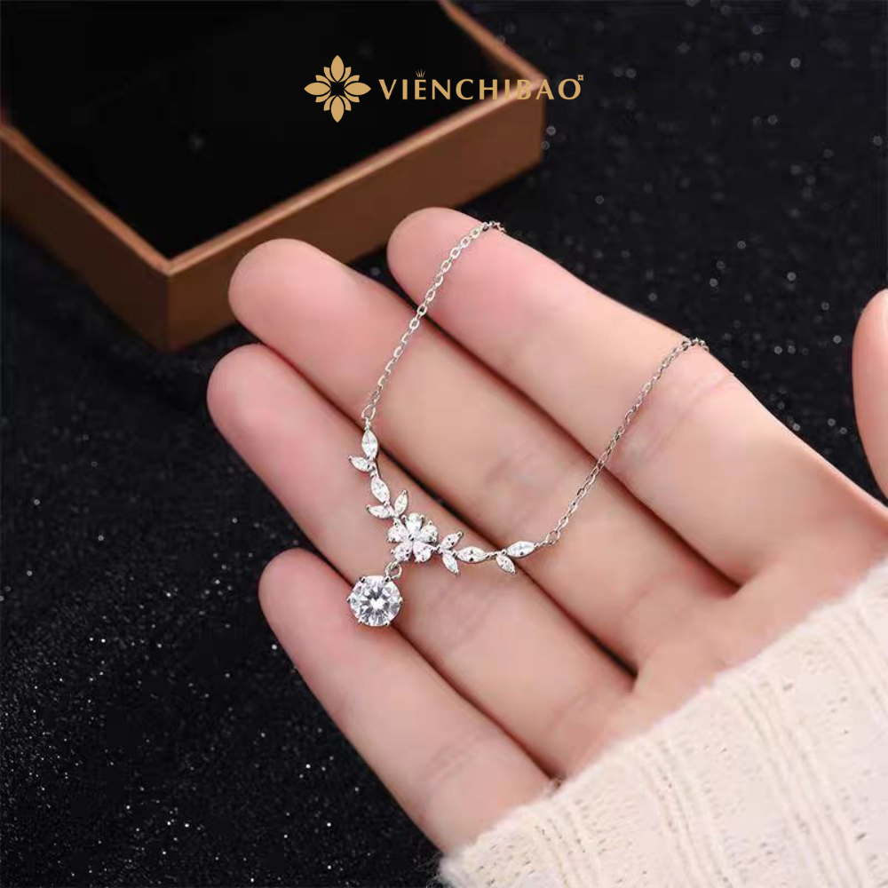 DÂY CHUYỀN HOA ANH ĐÀO - HuyK Mê Kim Hoàn - D400359