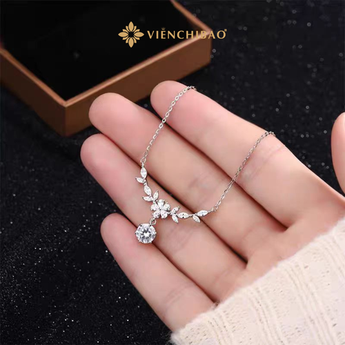DÂY CHUYỀN HOA ANH ĐÀO - HuyK Mê Kim Hoàn - D400359