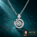 DÂY CHUYỀN MOISSANITE ĐÁ NHẢY - HuyK Mê Kim Hoàn -  D0008