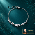 Lắc tay hoa tử đằng - HuyK Mê Kim Hoàn - L0028