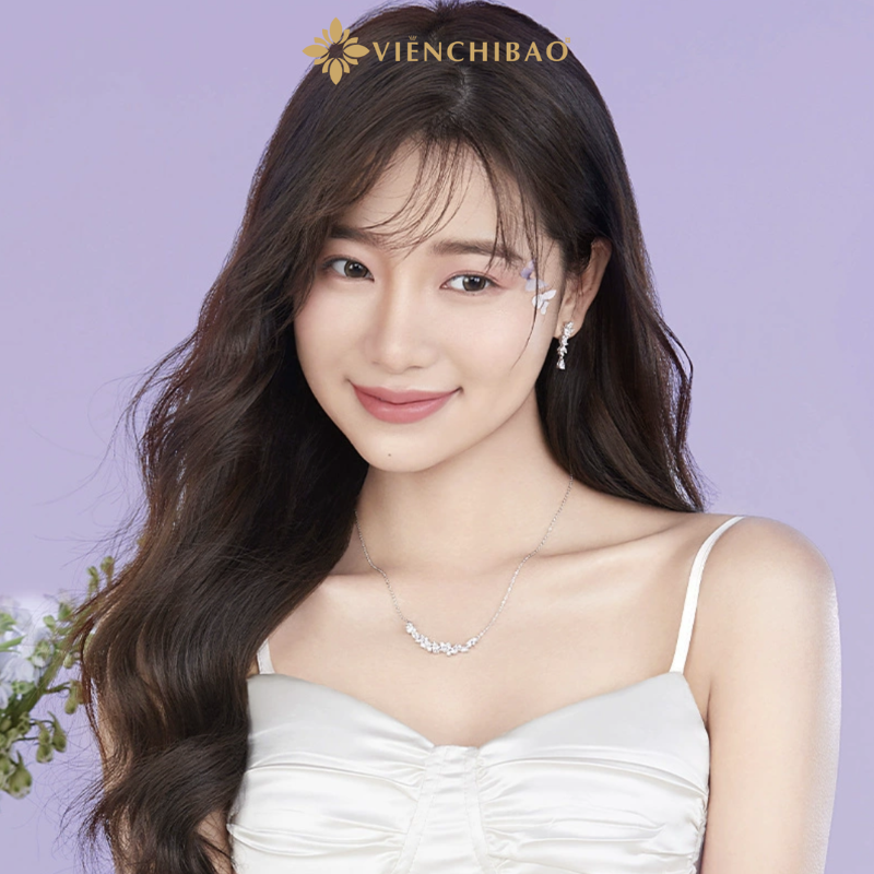 DÂY CHUYỀN HOA TỬ ĐẰNG - HuyK Mê Kim Hoàn - D000994