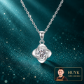 DÂY CHUYỀN 4 CÁNH MOISSANITE - HuyK Mê Kim Hoàn - D0009