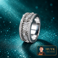 Nhẫn xoay răng cưa - HuyK Mê Kim Hoàn - N0025