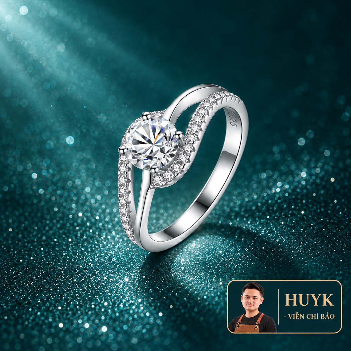 NHẪN DẢI NGÂN HÀ- HuyK Mê Kim Hoàn - N0079