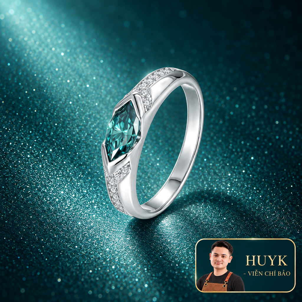 NHẪN MẮT THẦN HORUS  – HuyK Mê Kim Hoàn – N0017